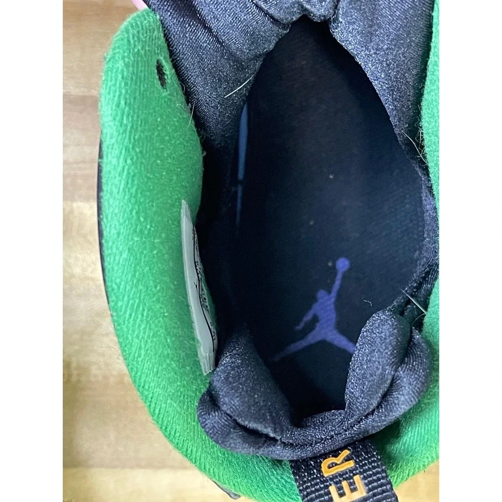 Size 10.5- Air‎ Jordan 8 Retro Tinker - Air Raid Black/Green/Yellow 305381-004